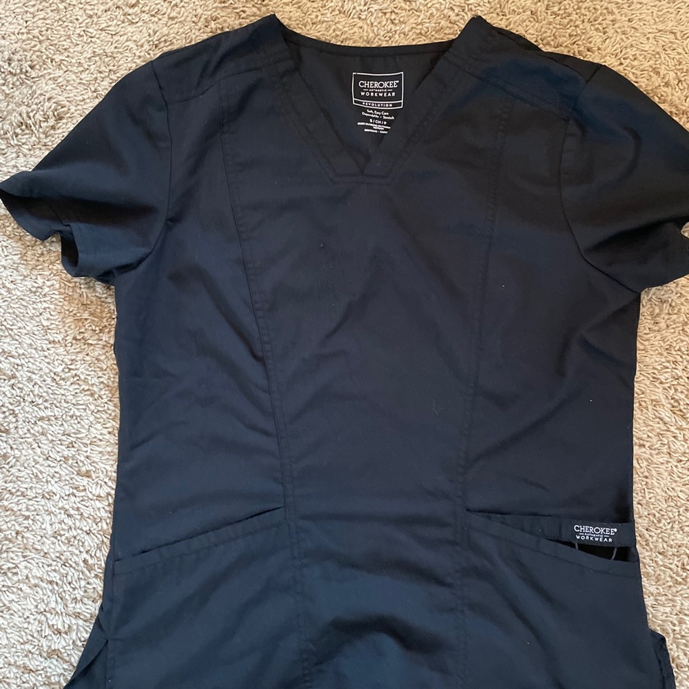 Cherokee W Scrub Top